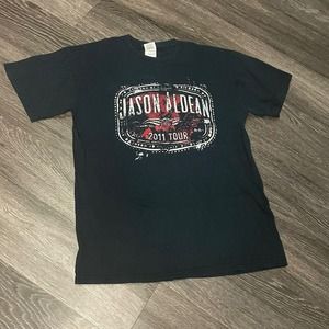 Jason Aldean 2011 Tour T-Shirt Big‎ Green Tractor Size Medium Country Music